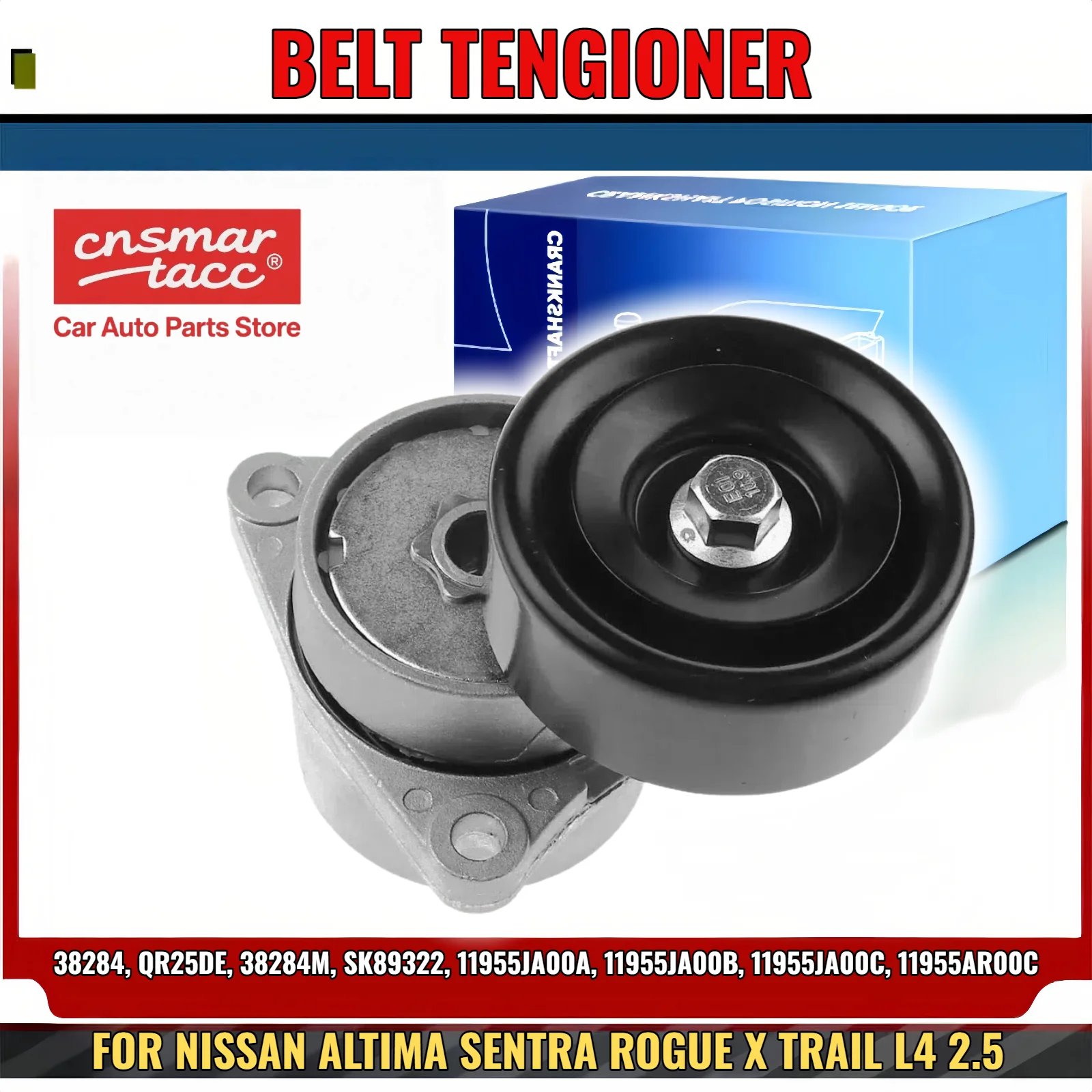 Натяжитель ремня в сборе для Nissan Altima Sentra X-Trail Rogue 2008-2014 L4 2.5L 11955JA00A 11955JA00B 11955JA00C 11955AR00C
Натяжитель ремня в сборе для Nissan Altima Sentra X-Trail Rogue 2008-2014 L4 2.5L 11955JA00A 11955JA00B 11955JA00C 11955AR00C