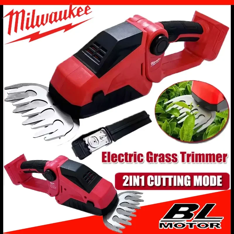 Milwaukee Cordless Hedge Trimmer Bush Trimmer Grass Shears 2 in 1 Electric Grass Trimmer Handheld Garden Tool For 20V Battery
Milwaukee Cordless Hedge Trimmer Bush Trimmer Grass Shears 2 in 1 Electric Grass Trimmer Handheld Garden Tool For 20V Battery