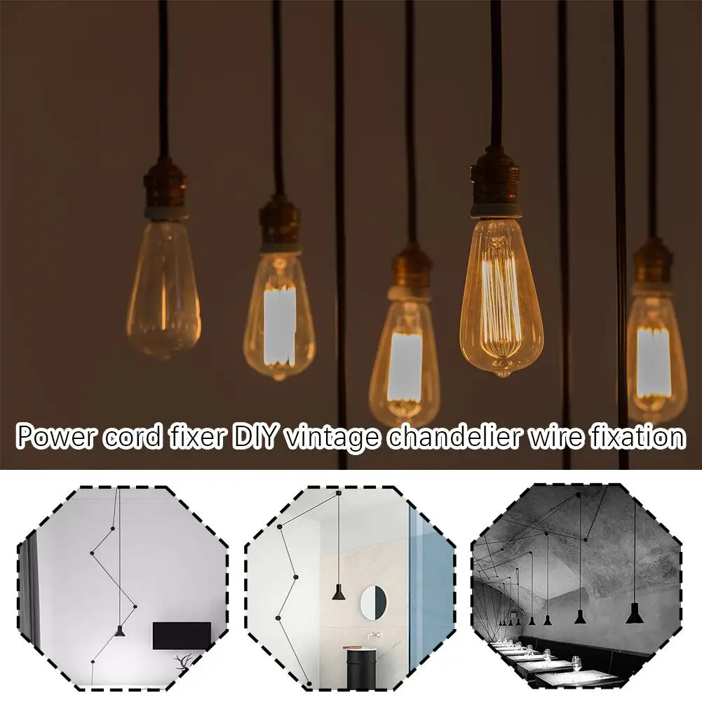Cable Organizer Pendant Light Cable Hook Aluminium Fixture Retainer Wire DIY Chandelier Cord Shifter Power U1O7
Cable Organizer Pendant Light Cable Hook Aluminium Fixture Retainer Wire DIY Chandelier Cord Shifter Power U1O7