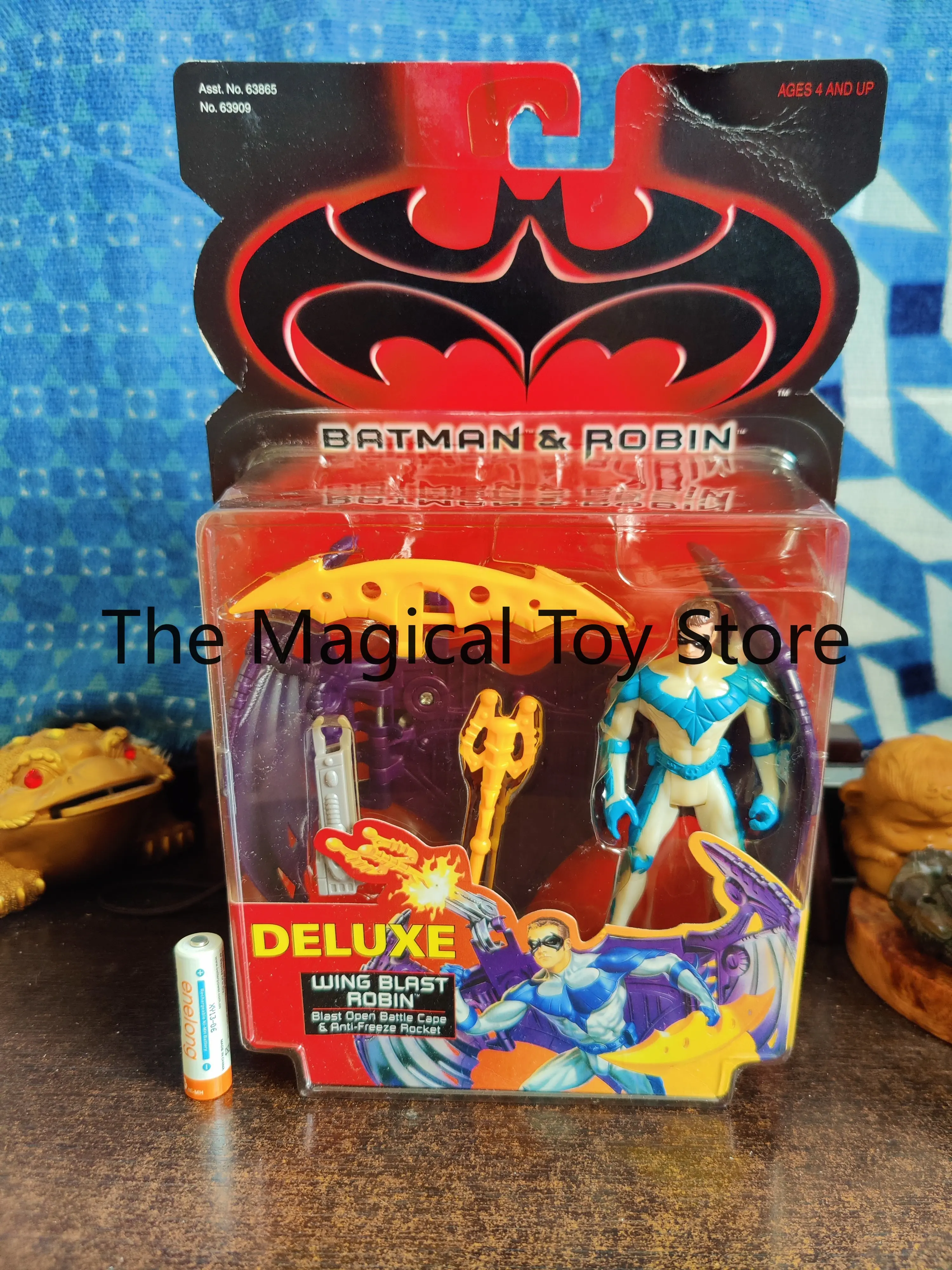 Original Batman and Robin Deluxe Edition Robin Action Figure Collectible Model Figurine Toy Birthday Gift Collector's Item
Original Batman and Robin Deluxe Edition Robin Action Figure Collectible Model Figurine Toy Birthday Gift Collector's Item