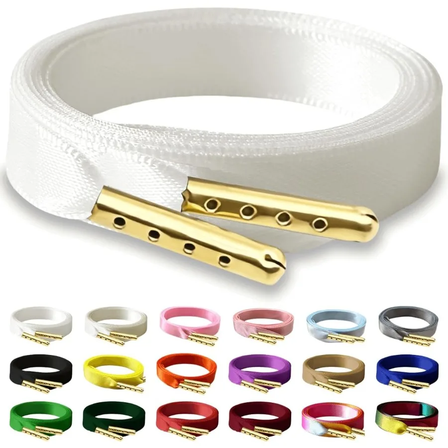 Шнурки для обуви из атласной ленты шириной 2 Ps, плоские шелковые кроссовки шириной 10 мм для женщин
Шнурки для обуви из атласной ленты шириной 2 Ps, плоские шелковые кроссовки шириной 10 мм для женщин