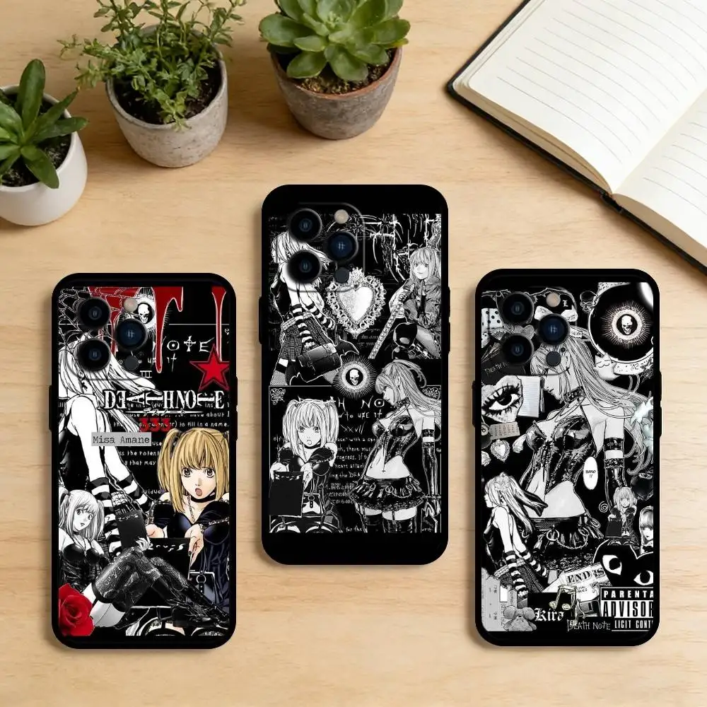 AAA Anime Misa D-Death N-Note Phone Case For iPhone 17,16,15,14,13,12,11 Plus,Pro Max,XS,Soft Silicone Black Cover
AAA Anime Misa D-Death N-Note Phone Case For iPhone 17,16,15,14,13,12,11 Plus,Pro Max,XS,Soft Silicone Black Cover