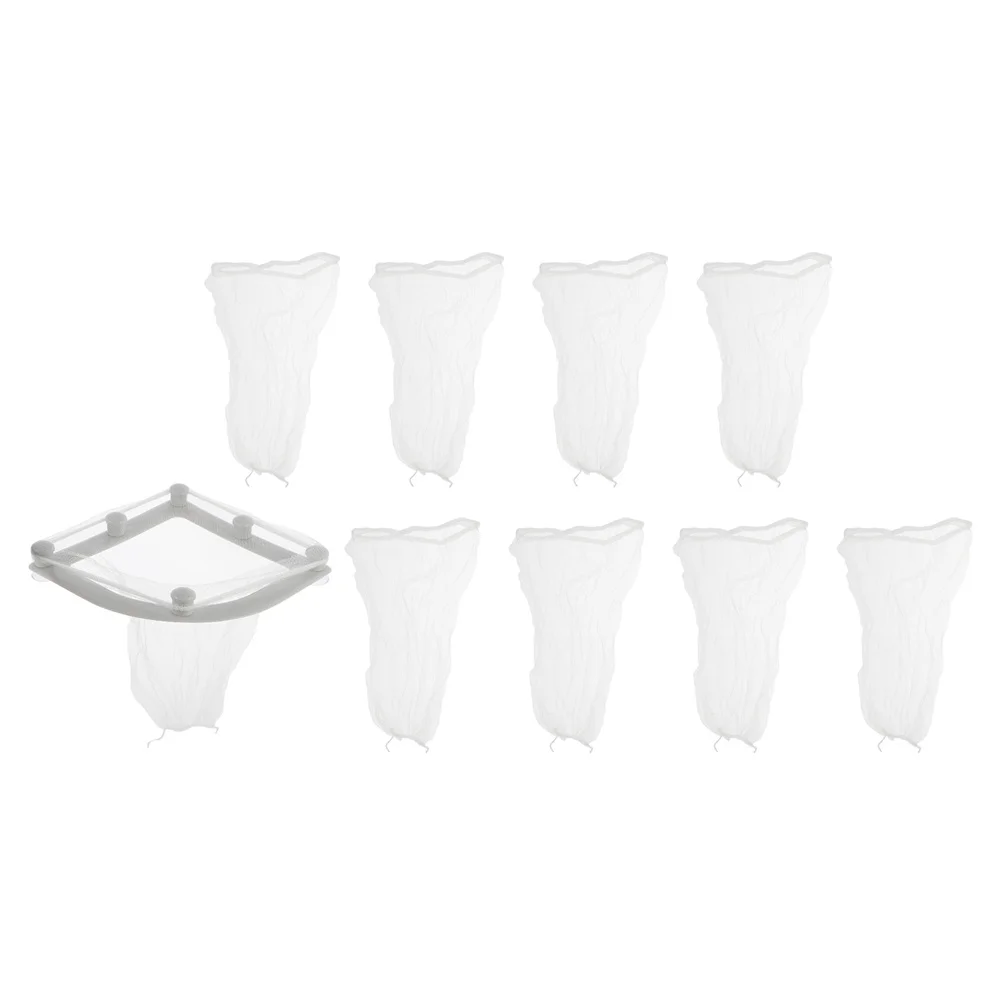 1 set 1 Set Triangle Strainer Bag Corner Filter Rack Kitchen Accessories Sink Garbage Storage Holder Sink Triangle Holder Mesh
1 set 1 Set Triangle Strainer Bag Corner Filter Rack Kitchen Accessories Sink Garbage Storage Holder Sink Triangle Holder Mesh