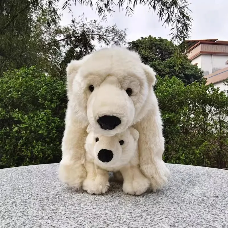 Simulation Animal Mother Son Polar Bear Plush Toy Cute Big Bear Doll Birthday Ggift Valentine's Day Gift 44X26CM DY10317
Simulation Animal Mother Son Polar Bear Plush Toy Cute Big Bear Doll Birthday Ggift Valentine's Day Gift 44X26CM DY10317