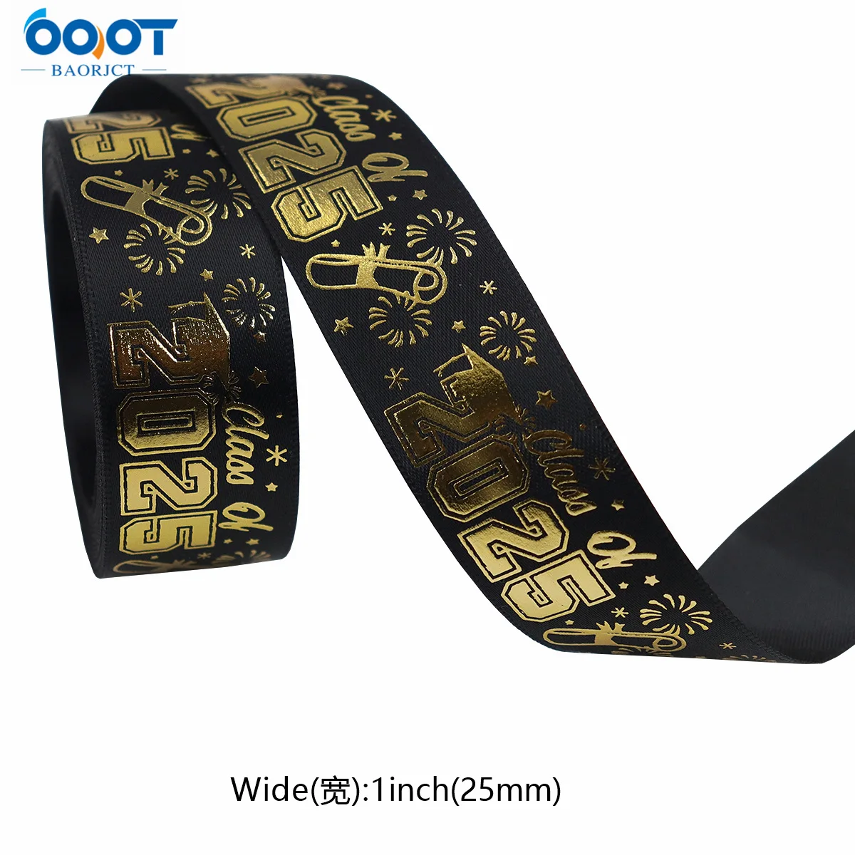 Gift Wrapping Ribbon Durable Polyester Gold Foil Heat Transfer Graduation Decorations Classroom Accessories Present
Gift Wrapping Ribbon Durable Polyester Gold Foil Heat Transfer Graduation Decorations Classroom Accessories Present