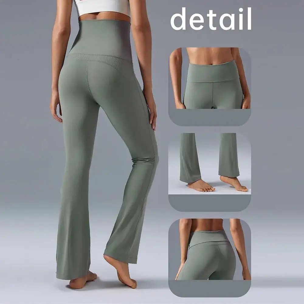 Women S High Waist Slimming Flare Yoga Pants With Foldable Waistband Butt Lifting Tummy Control Workout Fiess Leggings
Women S High Waist Slimming Flare Yoga Pants With Foldable Waistband Butt Lifting Tummy Control Workout Fiess Leggings