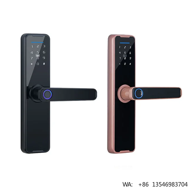 Tuya Wifi Hotel Door Smart Lock Digital Touch Screen Biometric Fingerprint Outdoor Door Handle with Locks Set Magnetic Card RFID
Tuya Wifi Hotel Door Smart Lock Digital Touch Screen Biometric Fingerprint Outdoor Door Handle with Locks Set Magnetic Card RFID