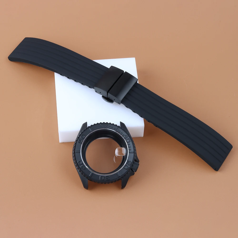 High Quality 42mm SKX007 Case Black Diving Men‘s Watch Case Rubber Strap Bracelet For Yacht-Master NH35 NH36 Movement Sapphire
High Quality 42mm SKX007 Case Black Diving Men‘s Watch Case Rubber Strap Bracelet For Yacht-Master NH35 NH36 Movement Sapphire
