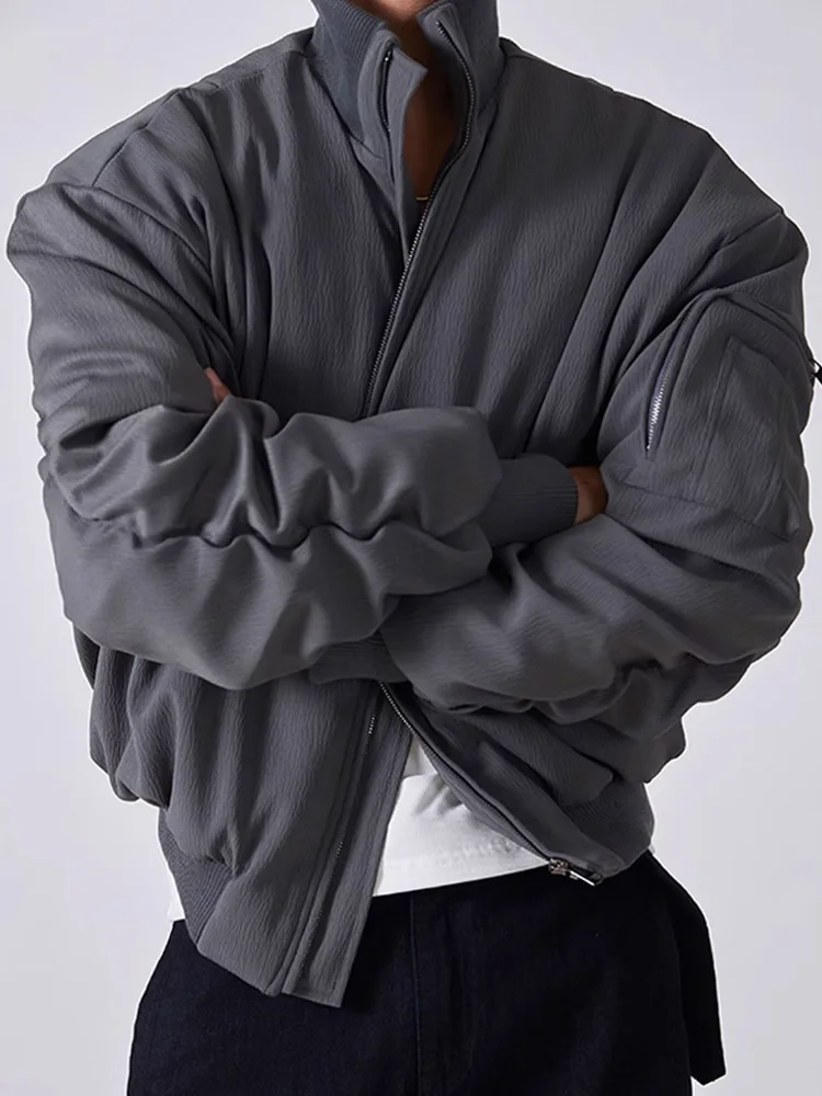 American Sle Bomber Jaet ort Flight Cotton Coat Men's Winter Thiened Cotton Baseball Outerwear Youth Faion Trend
American Sle Bomber Jaet ort Flight Cotton Coat Men's Winter Thiened Cotton Baseball Outerwear Youth Faion Trend