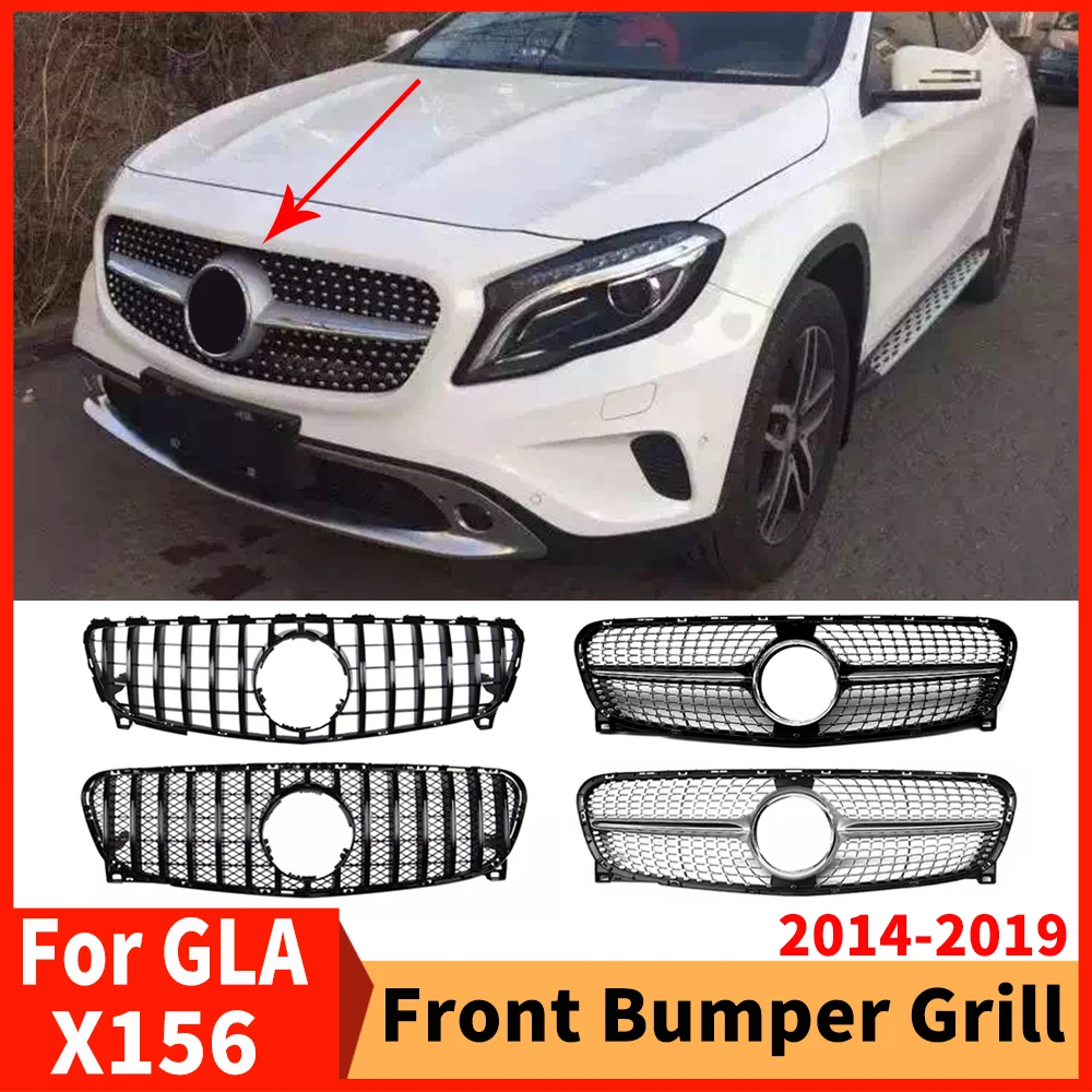 Front Grille Racing Bumper Grill For Mercedes GLA Benz X156 2014-2019 Sport Modification Middle Hood Mesh Decoration Replacement
Front Grille Racing Bumper Grill For Mercedes GLA Benz X156 2014-2019 Sport Modification Middle Hood Mesh Decoration Replacement