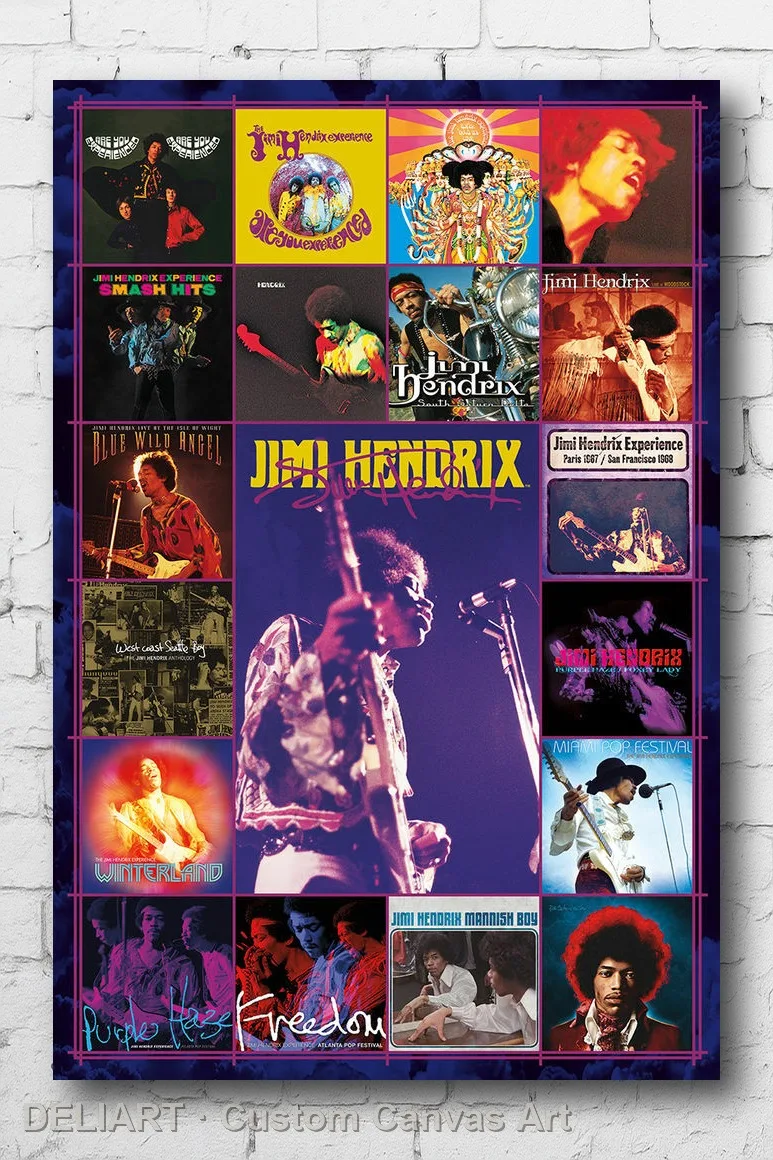JIMI HENDRIX - ALBUM COLLAGE Canvas Poster MUSIC Custom Size Available Room Decoration Home Decor Wall Art
JIMI HENDRIX - ALBUM COLLAGE Canvas Poster MUSIC Custom Size Available Room Decoration Home Decor Wall Art
