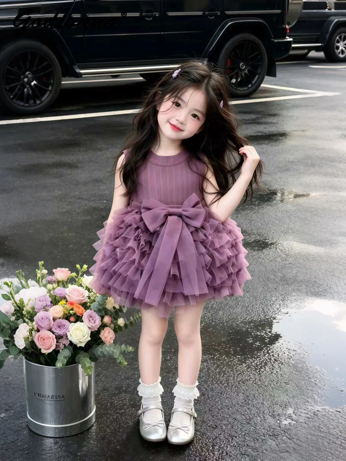Sweet Little Girls 2026 New Summer Purple Princess Dresses Childrens Sleeveless Bow Mesh Patchwork Birthday Party Tutu Dress
Sweet Little Girls 2026 New Summer Purple Princess Dresses Childrens Sleeveless Bow Mesh Patchwork Birthday Party Tutu Dress