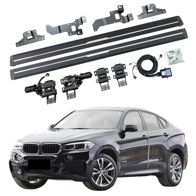 Superior Quality Electric Side Steps Automatic Aluminium Alloy Electric Running Board for BMW X6 2014-2019
Superior Quality Electric Side Steps Automatic Aluminium Alloy Electric Running Board for BMW X6 2014-2019