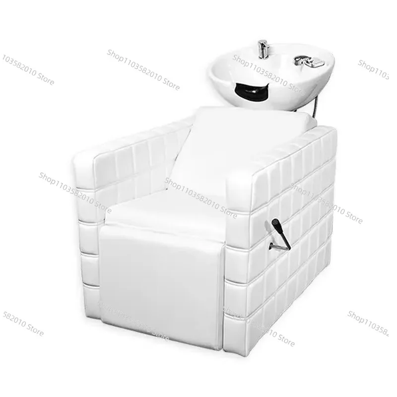 Shampoo bed barber shop special electric foot lift semi-reclining shampoo flush bed hair shampoo chair
Shampoo bed barber shop special electric foot lift semi-reclining shampoo flush bed hair shampoo chair