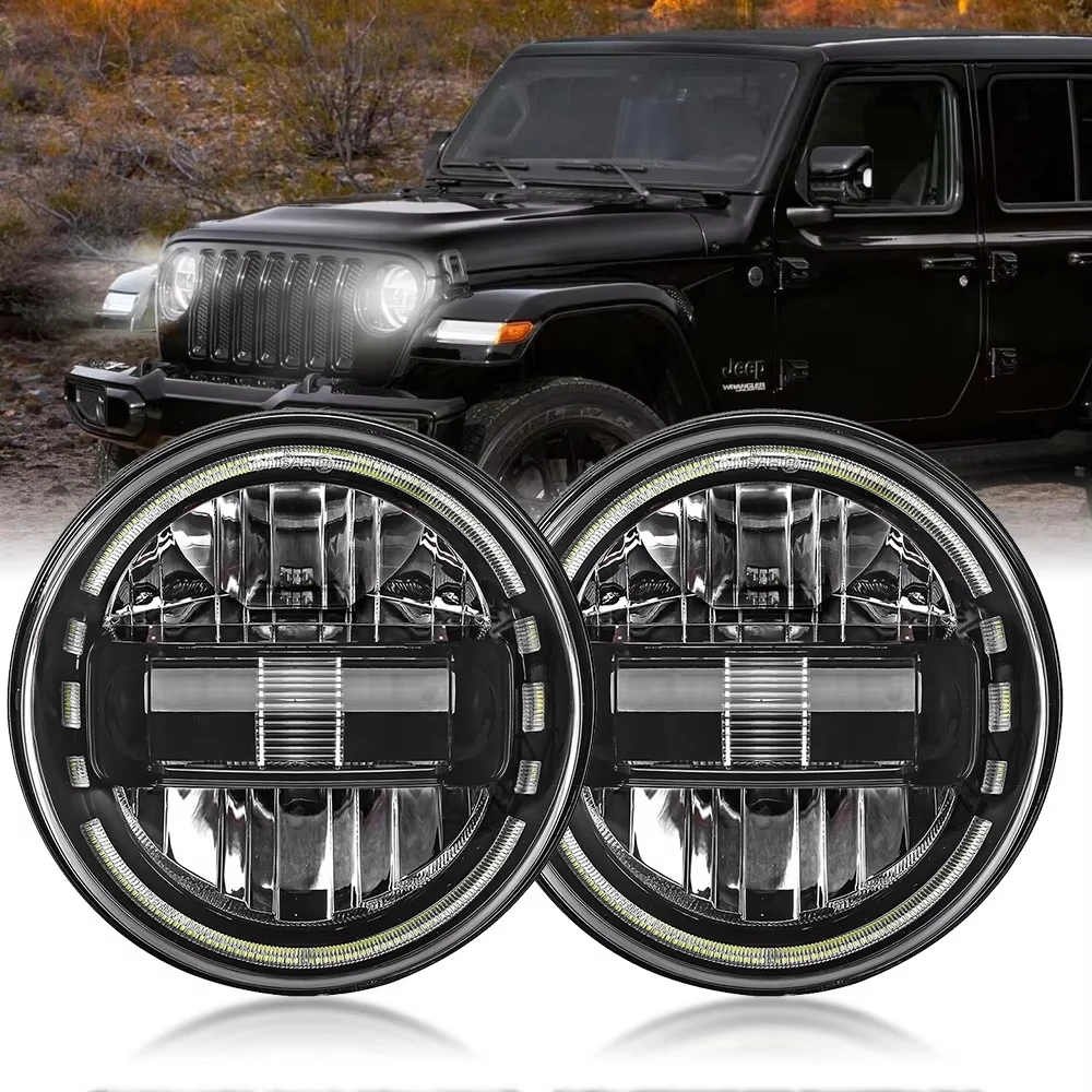 7inch Led Headlight For Jeep Wrangler JK Off Road Assembly Lada Niva 4x4 Headlights Led 12V 24v DRL Running Light for Car Harley
7inch Led Headlight For Jeep Wrangler JK Off Road Assembly Lada Niva 4x4 Headlights Led 12V 24v DRL Running Light for Car Harley