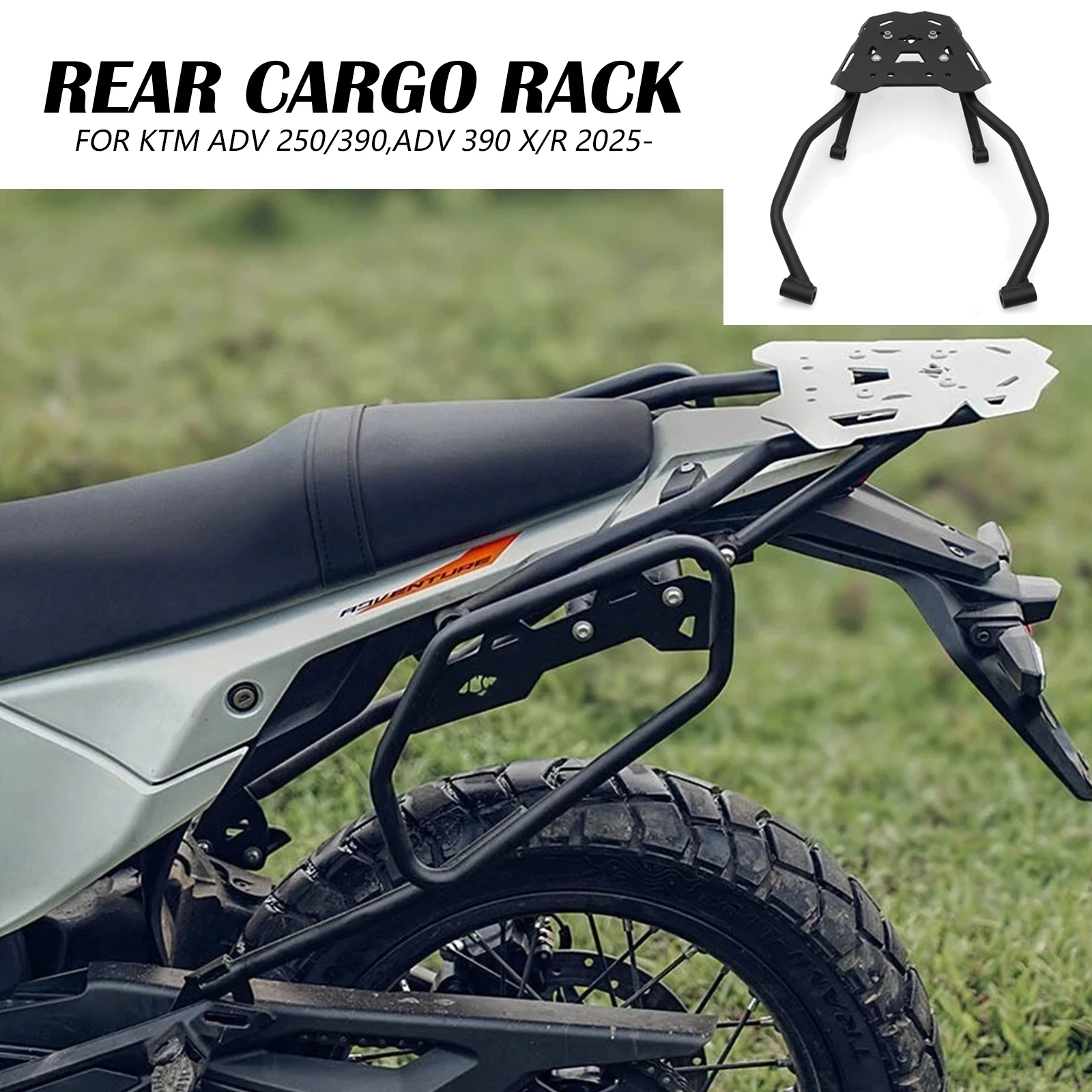 For KTM 390 ADVENTURE R X 2025 250 ADV 2026 390 ADV Motorcycle Rear Luggage Rack Cargo Rack Rear Rack Luggage Rack Trunk Bracket
For KTM 390 ADVENTURE R X 2025 250 ADV 2026 390 ADV Motorcycle Rear Luggage Rack Cargo Rack Rear Rack Luggage Rack Trunk Bracket