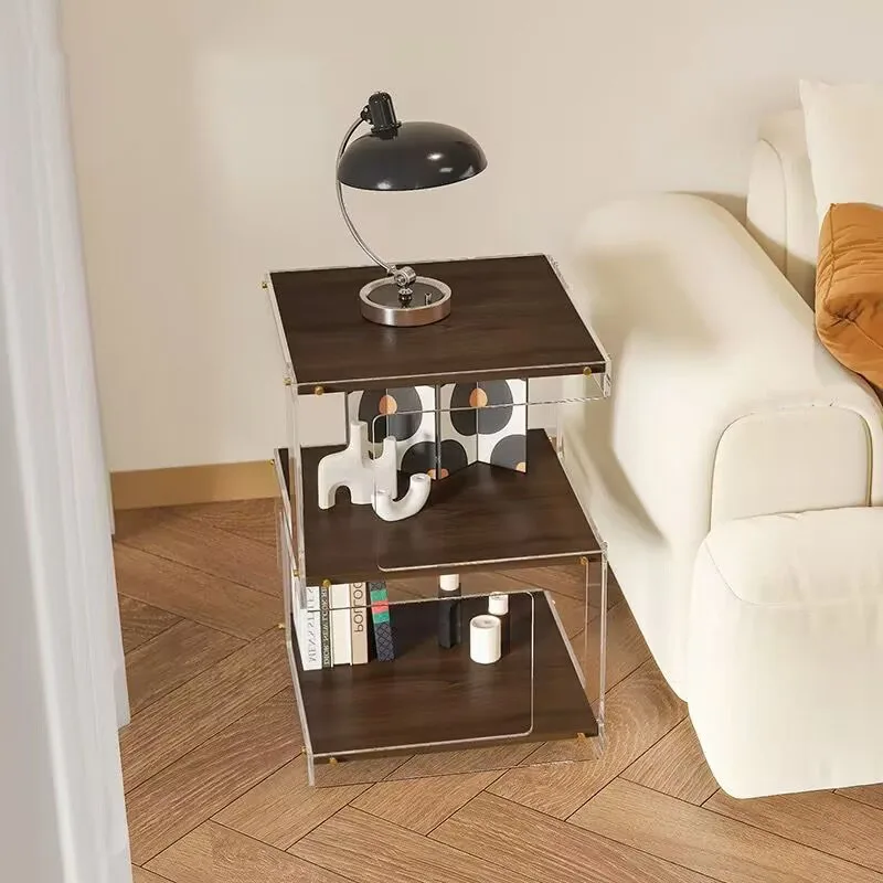 Acrylic Coffee Table Modern Floating Sofa Side Table Simple Living Room Standing Cabinet Furniture Storage Table Side Bed Tables
Acrylic Coffee Table Modern Floating Sofa Side Table Simple Living Room Standing Cabinet Furniture Storage Table Side Bed Tables