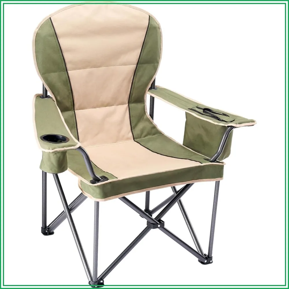 Oversized Folding Camping Chair for Adults, 500LBS Heavy Duty, Cup Holders, Side Cooler & Pockets, Outdoor Portable
Oversized Folding Camping Chair for Adults, 500LBS Heavy Duty, Cup Holders, Side Cooler & Pockets, Outdoor Portable