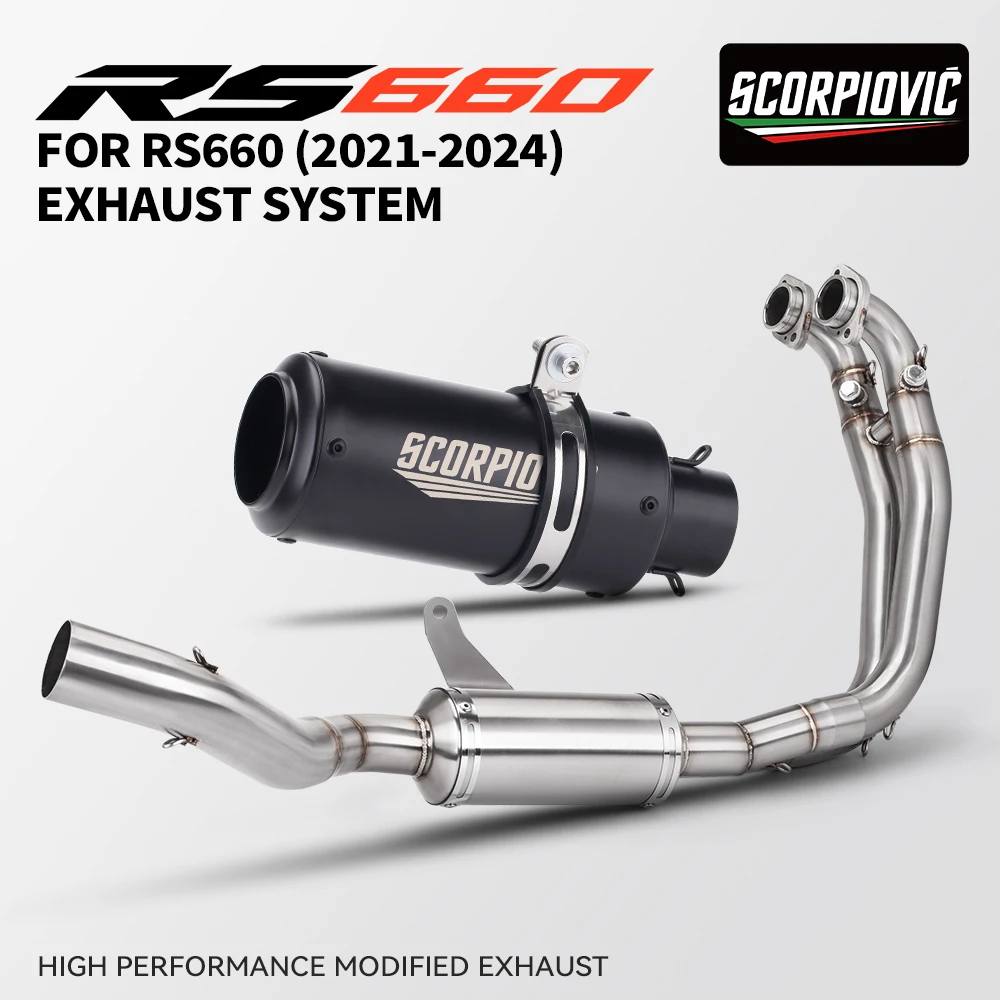 For RS660 RS-660 51mm Motorcycle Stainless Steel Performance Full Section Exhaust System Complete Kit (2021-2024 Years)
For RS660 RS-660 51mm Motorcycle Stainless Steel Performance Full Section Exhaust System Complete Kit (2021-2024 Years)