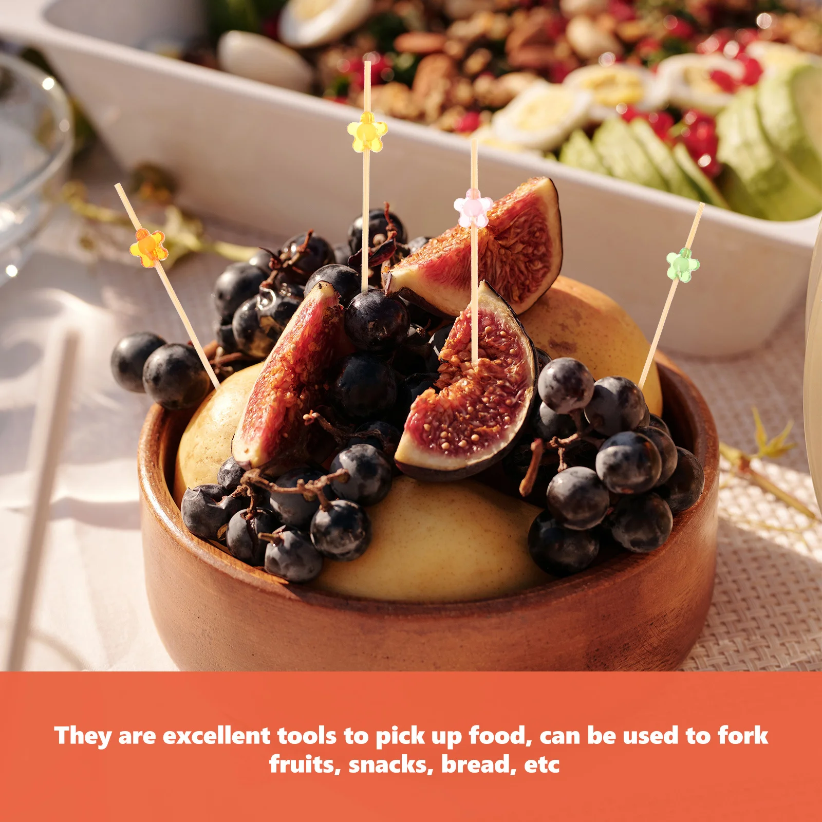 100 Pcs Convenient Cocktail Picks Fruit Home Decor Daily Food Dessert Decorative Party Supply
100 Pcs Convenient Cocktail Picks Fruit Home Decor Daily Food Dessert Decorative Party Supply