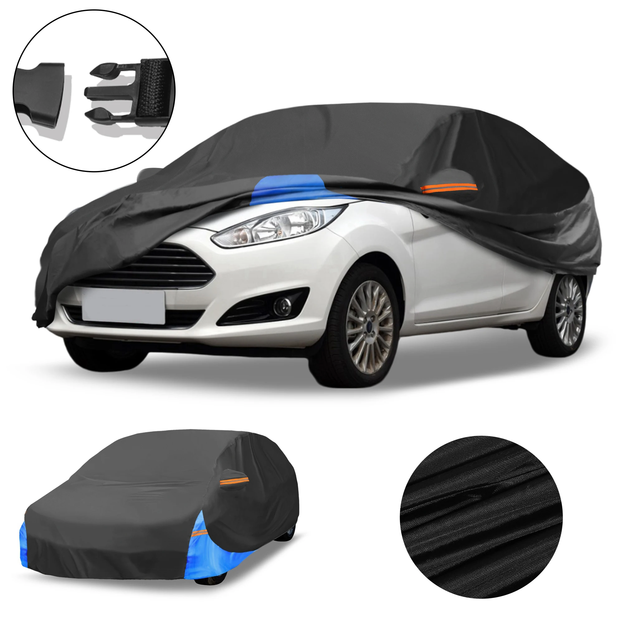 Motoforti All-Weather Waterproof Car Cover - UV-Resistant Outdoor Full Exterior Protection for Ford Focus Sedan 210D-PU Black
Motoforti All-Weather Waterproof Car Cover - UV-Resistant Outdoor Full Exterior Protection for Ford Focus Sedan 210D-PU Black