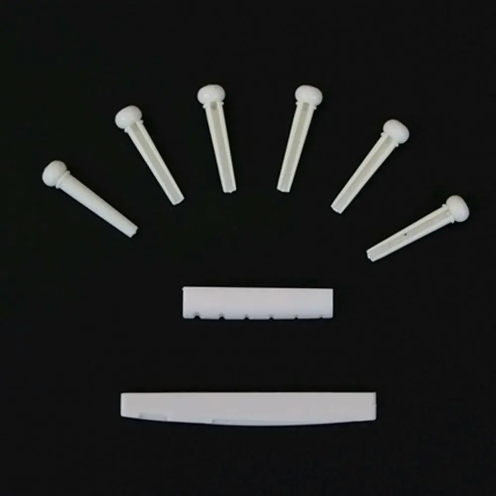 Portable 6-String Guitar Bridge Pins, Saddle Nut, Acoustic Tailpiece, Plastic Guitar Accessories, Quality
Portable 6-String Guitar Bridge Pins, Saddle Nut, Acoustic Tailpiece, Plastic Guitar Accessories, Quality