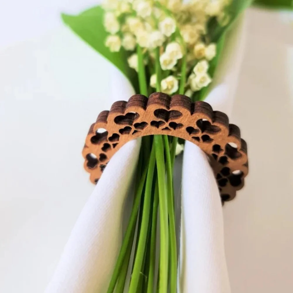 4Pcs Wooden Napkin Rings Vintage Floral Cutout Rustic Wedding Party Table Decoration Centerpiece Supplies Napkin Rings
4Pcs Wooden Napkin Rings Vintage Floral Cutout Rustic Wedding Party Table Decoration Centerpiece Supplies Napkin Rings