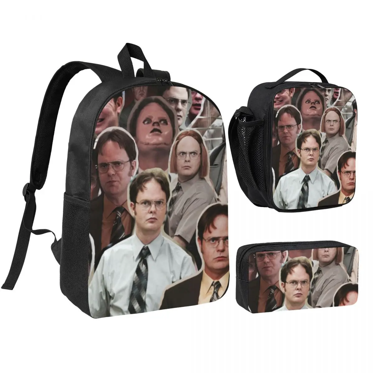 Dwight Schrute - The Office Backpack Boys Girls BookBag School Bag Shoulder Bags 3ps Insulated Lunch Bag Pencil Case
Dwight Schrute - The Office Backpack Boys Girls BookBag School Bag Shoulder Bags 3ps Insulated Lunch Bag Pencil Case