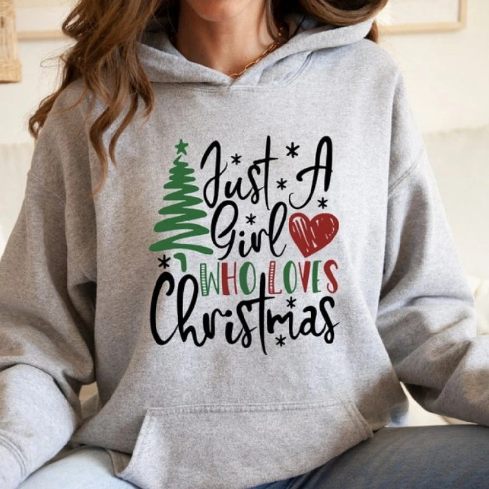 Just A Girl Who Loves Christmas Hoodie Holiday Winter Pullover Drop Shoulder Tracksuit Comfortable Personality Sportswear
Just A Girl Who Loves Christmas Hoodie Holiday Winter Pullover Drop Shoulder Tracksuit Comfortable Personality Sportswear