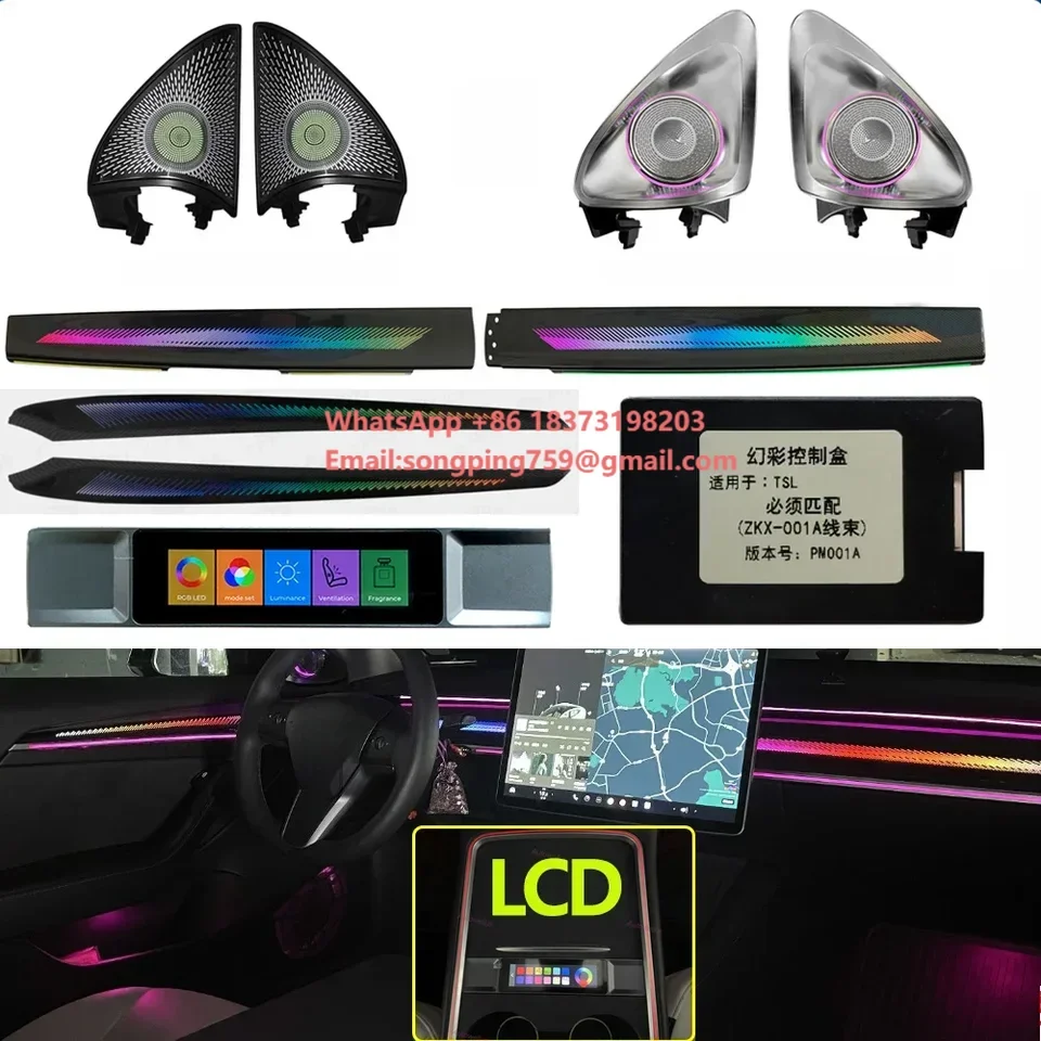 For Tesla Model 3/Model Y 2021-2023 OLIVER Ambient Lamp with Rainbow LED Lights
For Tesla Model 3/Model Y 2021-2023 OLIVER Ambient Lamp with Rainbow LED Lights