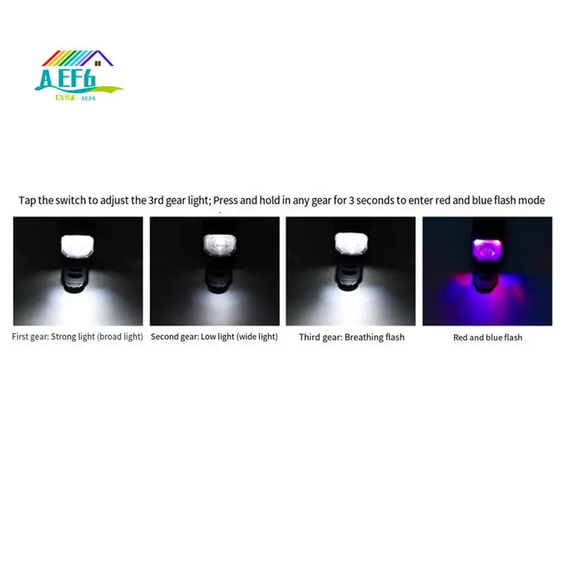 AEF6-LED Bike Light USB Rechargeable Multi-Function High Brightness Night Riding Waterproof Flashlight
AEF6-LED Bike Light USB Rechargeable Multi-Function High Brightness Night Riding Waterproof Flashlight