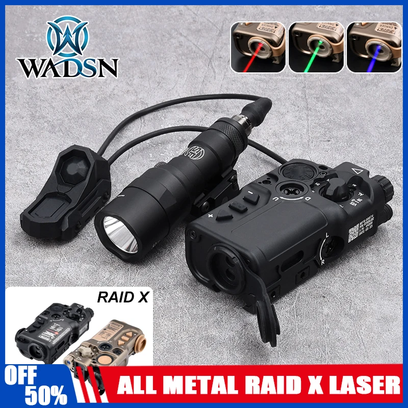 Тактический цельнометаллический Raid X Red Dot Green Blue IR Laser Surefire M300A M600U Тактический фонарик для разведки и дистанционный переключатель AXON
Тактический цельнометаллический Raid X Red Dot Green Blue IR Laser Surefire M300A M600U Тактический фонарик для разведки и дистанционный переключатель AXON