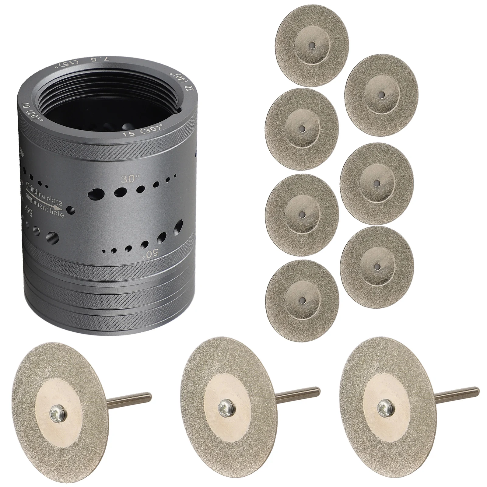 Easy Operation Tool Sharpener Head Grinding Wheels Easy Operation Precision Engineering Versatile Size 8 Angled Holes
Easy Operation Tool Sharpener Head Grinding Wheels Easy Operation Precision Engineering Versatile Size 8 Angled Holes