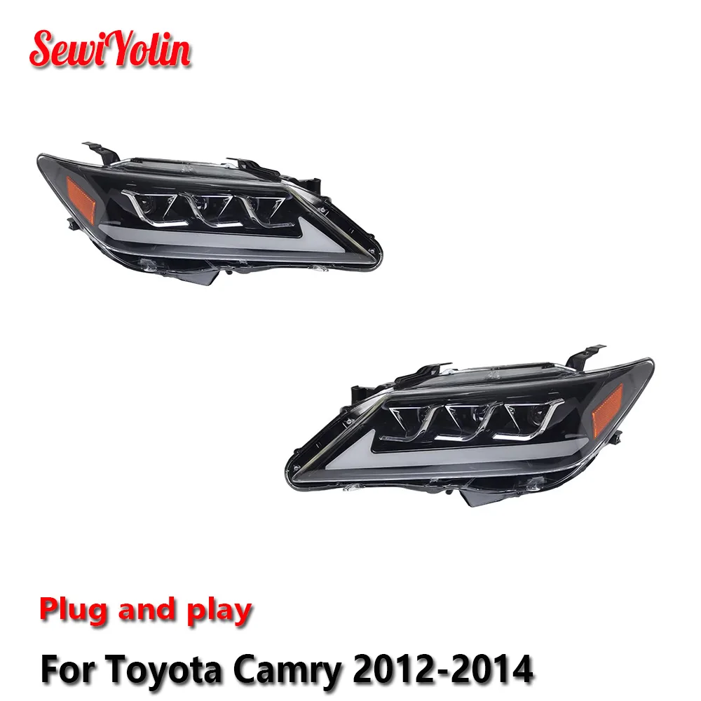 Автомобильные светодиодные фары в сборе для Toyota Camry 2012-2014 авто противотуманные фары DRL тормозной указатель поворота Plug and Play
Автомобильные светодиодные фары в сборе для Toyota Camry 2012-2014 авто противотуманные фары DRL тормозной указатель поворота Plug and Play