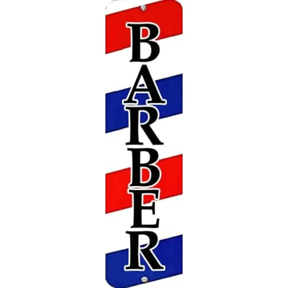 Barbershop Pole Metal Sign Hair Stylist Cut Chair Hairdresser Stripes Blue Business Tin Sign Street Plaque Decor Rectangle 
Barbershop Pole Metal Sign Hair Stylist Cut Chair Hairdresser Stripes Blue Business Tin Sign Street Plaque Decor Rectangle