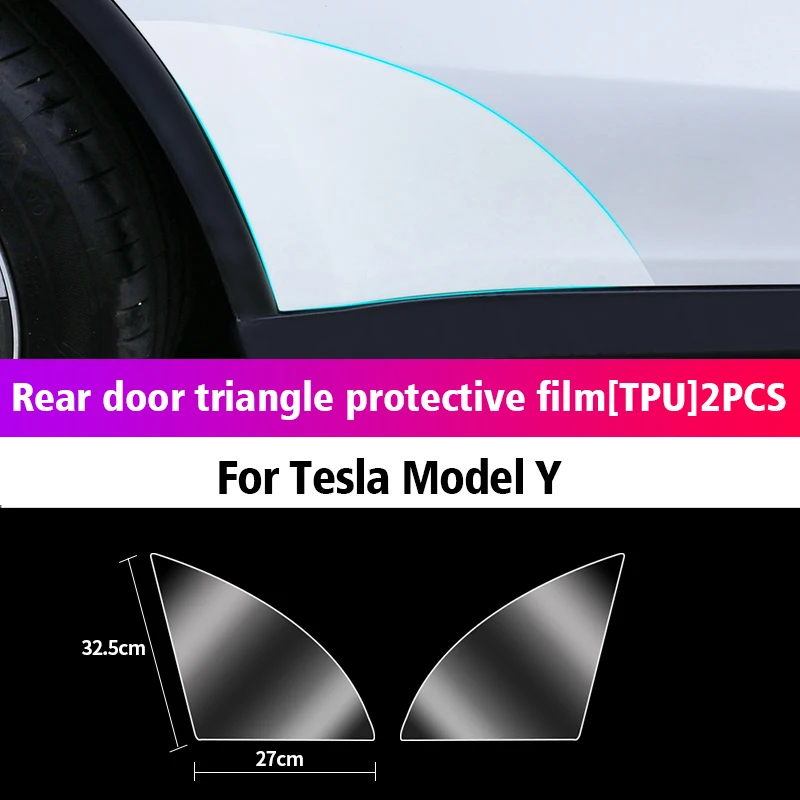 Front Rear Door Triangle Protective Film For Tesla Model 3 Model Y Car TPU Transparent Trim Sticker Decoration Refit Accessories
Front Rear Door Triangle Protective Film For Tesla Model 3 Model Y Car TPU Transparent Trim Sticker Decoration Refit Accessories