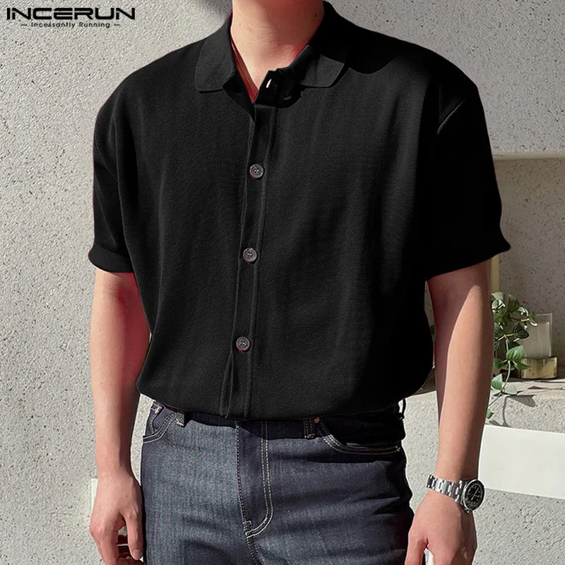 INCERUN Men's Shirt Solid Color Lapel Short Sleeve Streetwear Casual Men Clothing Summer Korean Style 2024 Fashion Shirts S-5XL
INCERUN Men's Shirt Solid Color Lapel Short Sleeve Streetwear Casual Men Clothing Summer Korean Style 2024 Fashion Shirts S-5XL