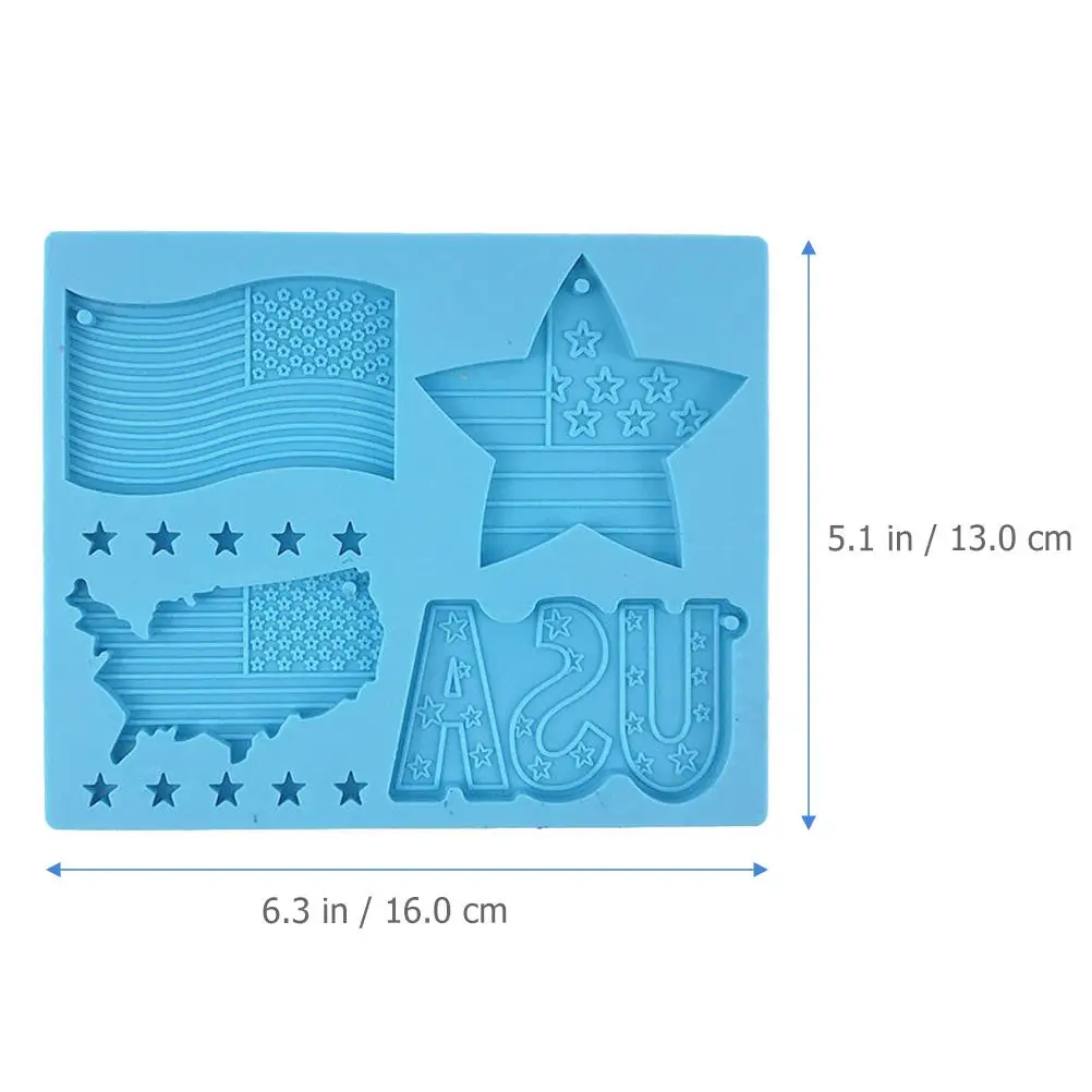 Silicone Mold for Candy Shaped Patriotic Blue Decor Craft DIY Supplies Memorial Day Jewelry Making Accessories
Silicone Mold for Candy Shaped Patriotic Blue Decor Craft DIY Supplies Memorial Day Jewelry Making Accessories