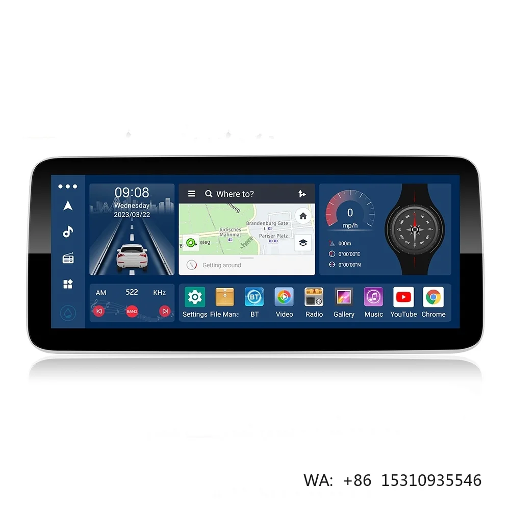 QLED 1600*720 Android 12 Car Radio Auto Carplay 12.3 Inch Universal WIFI GPS Audio Multimedia Player Support 4G
QLED 1600*720 Android 12 Car Radio Auto Carplay 12.3 Inch Universal WIFI GPS Audio Multimedia Player Support 4G
