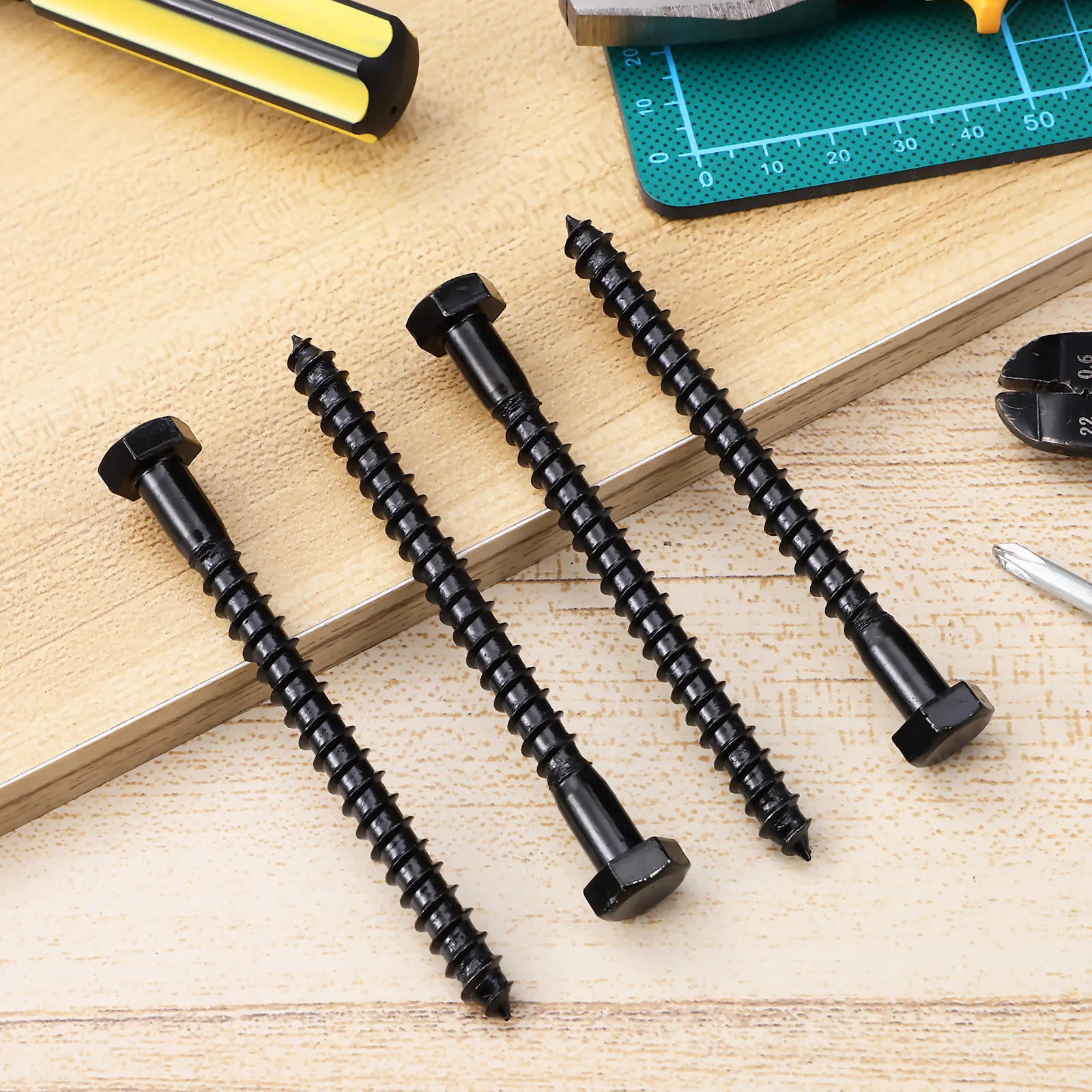 10pcs Hex Head Lag Carbon Steel Heavy Duty Self Tapping Bolts M8 Exterior Fasteners Replacement Wood Precision Machined Bolts
10pcs Hex Head Lag Carbon Steel Heavy Duty Self Tapping Bolts M8 Exterior Fasteners Replacement Wood Precision Machined Bolts