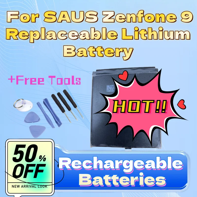 High-Quality New 4300mAh C11P2102 Mobile Phone Battery for SAUS Zenfone 9 Replaceable Lithium Battery +Free Tools
High-Quality New 4300mAh C11P2102 Mobile Phone Battery for SAUS Zenfone 9 Replaceable Lithium Battery +Free Tools