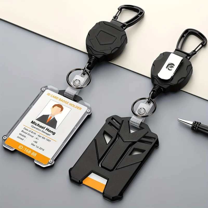 2 Pieces/Set Of Heavy-Duty Telescopic Badge Scroll Tactical ID Clip And Vertical Work Permit Clip - Suitable For Outdoor And Off
2 Pieces/Set Of Heavy-Duty Telescopic Badge Scroll Tactical ID Clip And Vertical Work Permit Clip - Suitable For Outdoor And Off