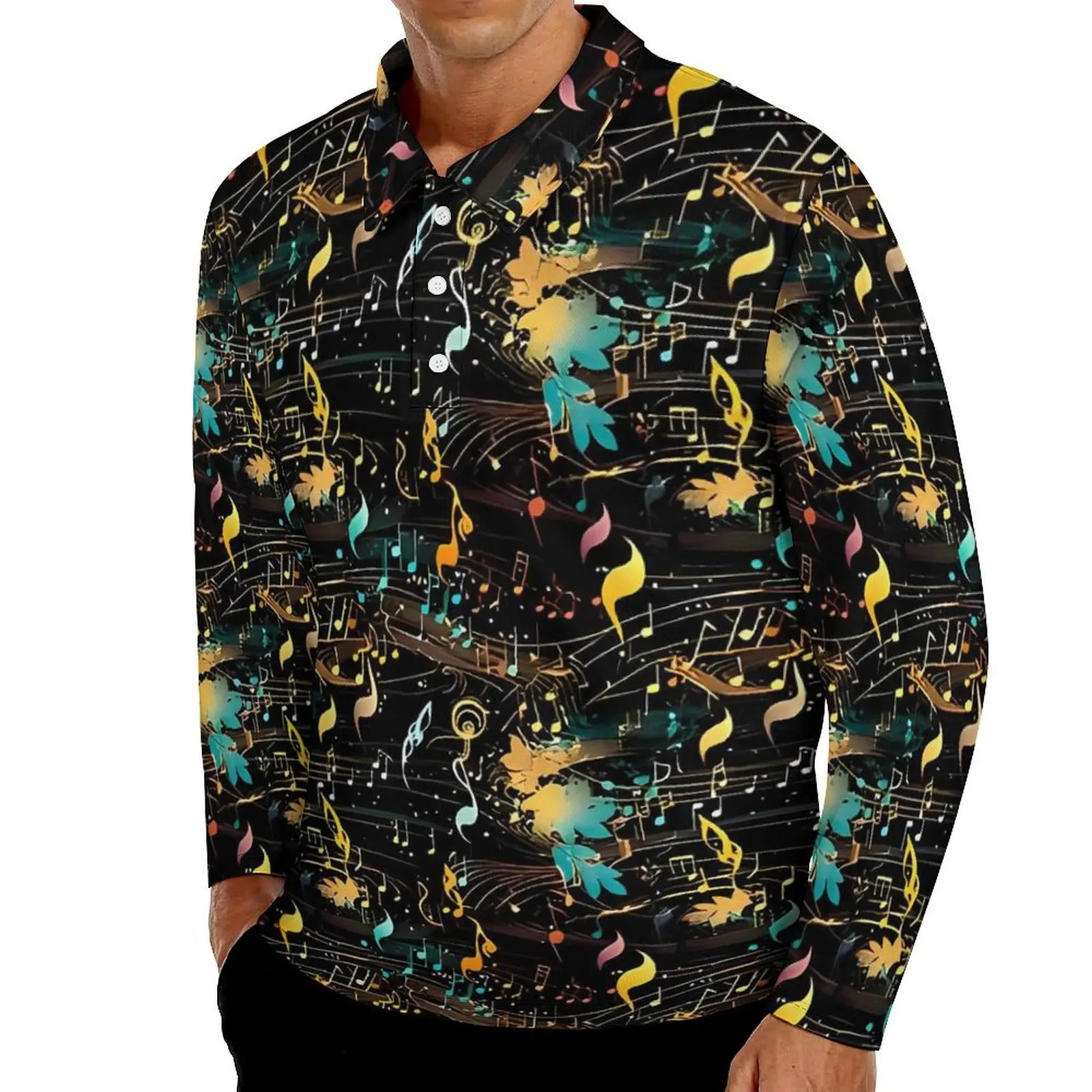 Abstract Music Note Polo Shirts Mens Casual Shirt Autumn Cool Turn Down Collar Long Sleeve Design Oversized T-Shirts
Abstract Music Note Polo Shirts Mens Casual Shirt Autumn Cool Turn Down Collar Long Sleeve Design Oversized T-Shirts