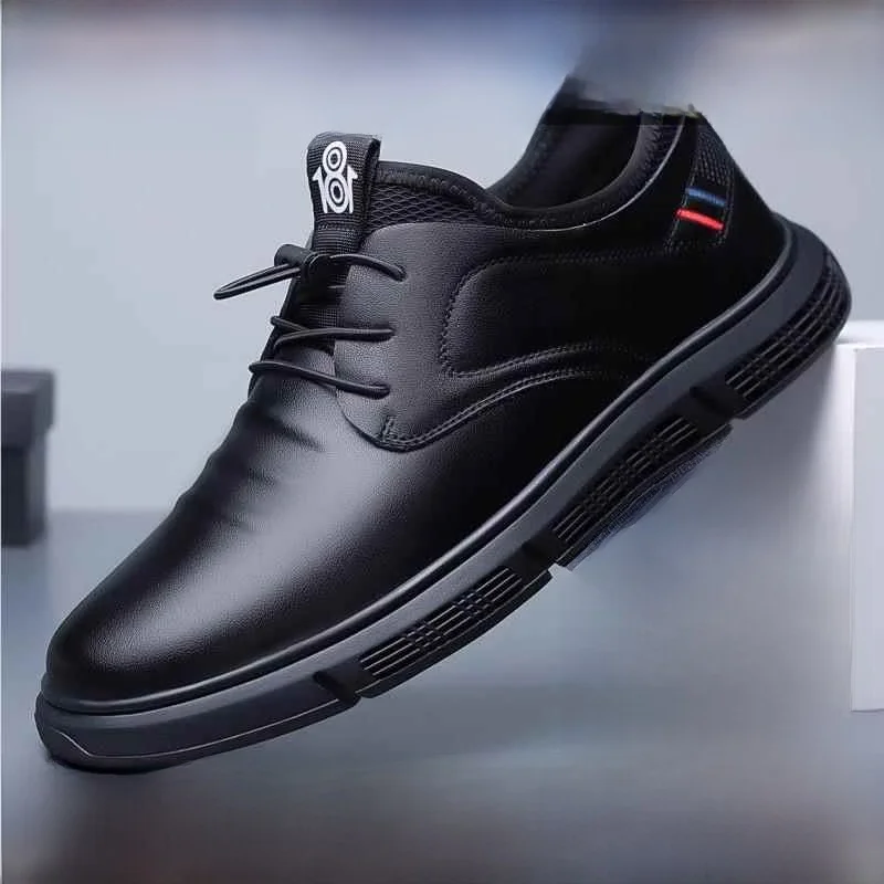 Men's Chef Shoes Slip Resistant Waterproof Kitchen Special Wear Resistant Casual Work Safety Leather Shoes round Toe PVC Sole
Men's Chef Shoes Slip Resistant Waterproof Kitchen Special Wear Resistant Casual Work Safety Leather Shoes round Toe PVC Sole