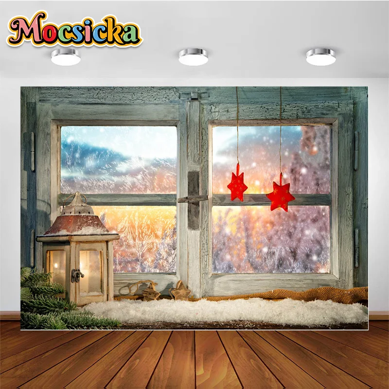 MOCSICKA Winter Christmas Photography Background Snowflakes Wooden Floating Windows Star Family Party Props Banners
MOCSICKA Winter Christmas Photography Background Snowflakes Wooden Floating Windows Star Family Party Props Banners