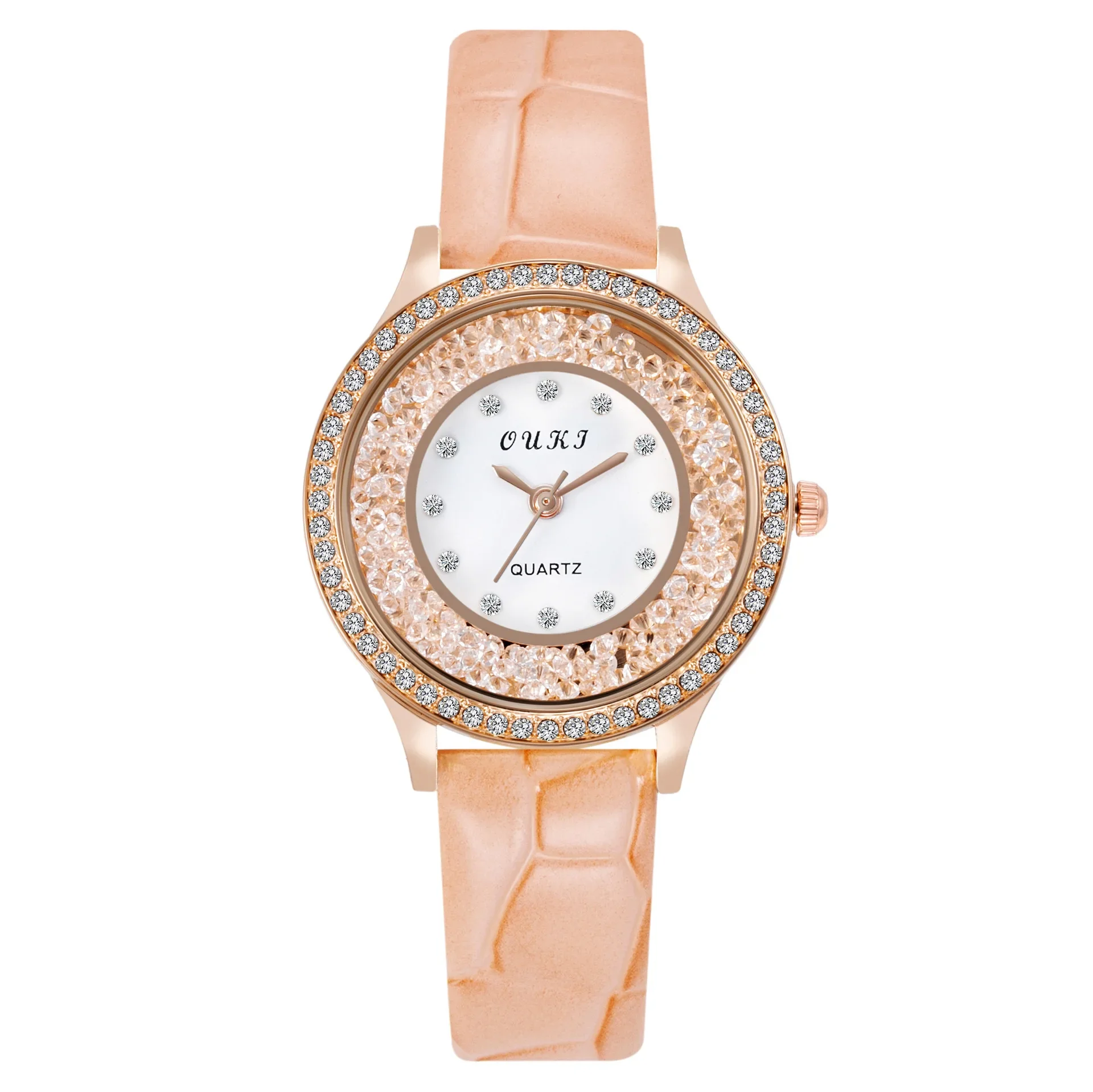 Small circle Women's watch Light luxury drill babysbreath student Compact and small dial
Small circle Women's watch Light luxury drill babysbreath student Compact and small dial