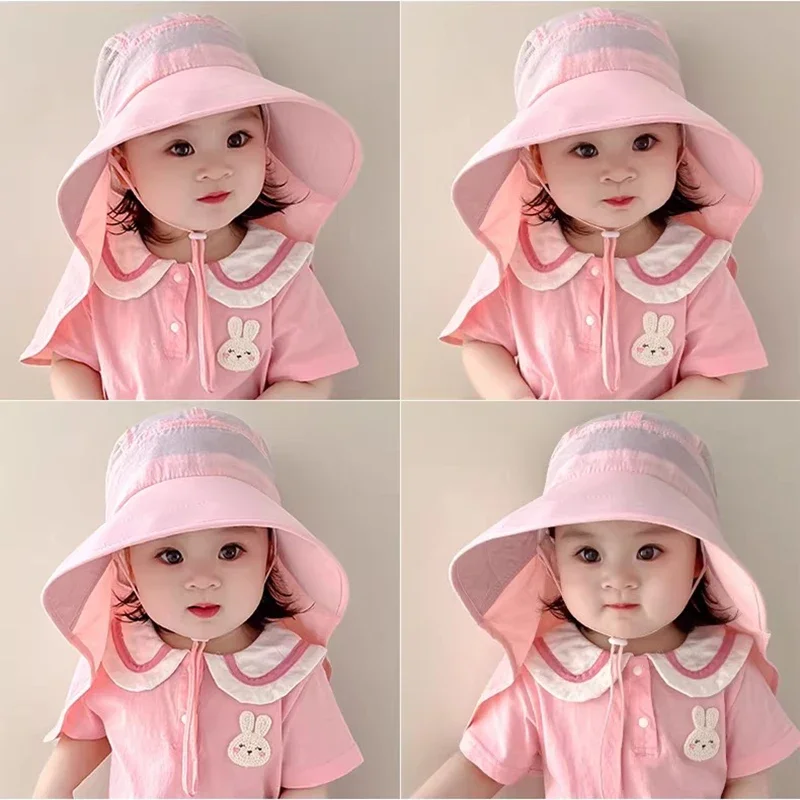 Quick-Dry Sun Cap for Kids Summer Big Brim Panama Hat with Shawl Outdoor Beach Travel Children Fisherman Caps
Quick-Dry Sun Cap for Kids Summer Big Brim Panama Hat with Shawl Outdoor Beach Travel Children Fisherman Caps