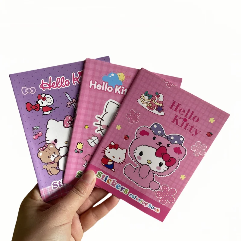 Sanrio Hello Kitty Mini Picture Book Cartoon Cute Sticker Anime Coloring Book Children Puzzle Copying Notebook Wholesale
Sanrio Hello Kitty Mini Picture Book Cartoon Cute Sticker Anime Coloring Book Children Puzzle Copying Notebook Wholesale