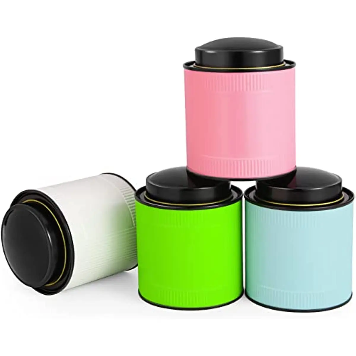Tea Tins for Loose Tea With Lid-Loose Tea Storage Kitchen Canisters Metal Sealed Round Jar Organizer for Coffee,Candy,Tea
Tea Tins for Loose Tea With Lid-Loose Tea Storage Kitchen Canisters Metal Sealed Round Jar Organizer for Coffee,Candy,Tea