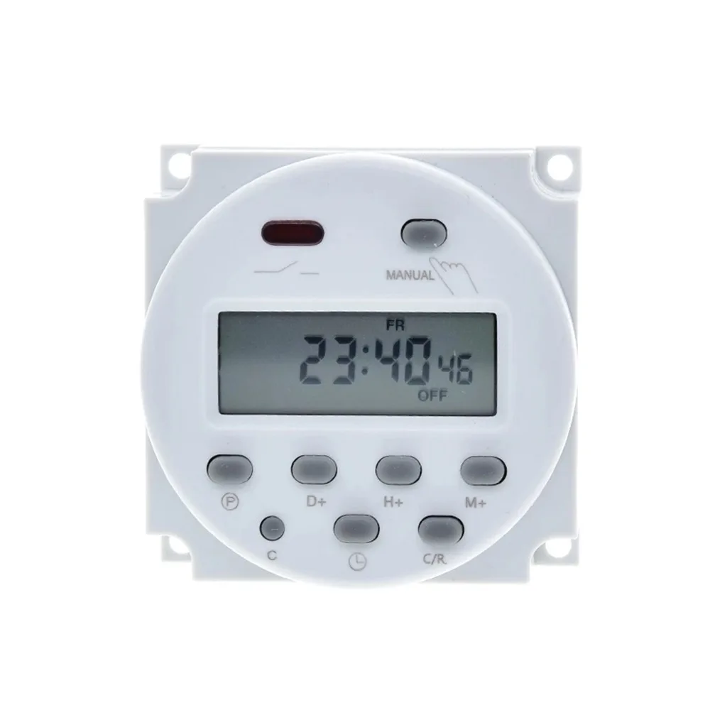 12V24V220V CN101A Timer Switch Precise Timekeeping Built-in Rechargeable Battery LCD Digital Programmable Timer Easy To Install
12V24V220V CN101A Timer Switch Precise Timekeeping Built-in Rechargeable Battery LCD Digital Programmable Timer Easy To Install